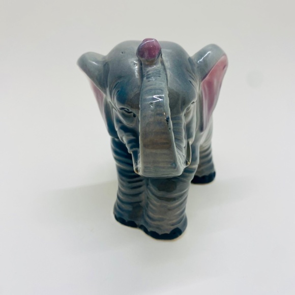 Vintage Porcelain Elephant Planter - Picture 2 of 6